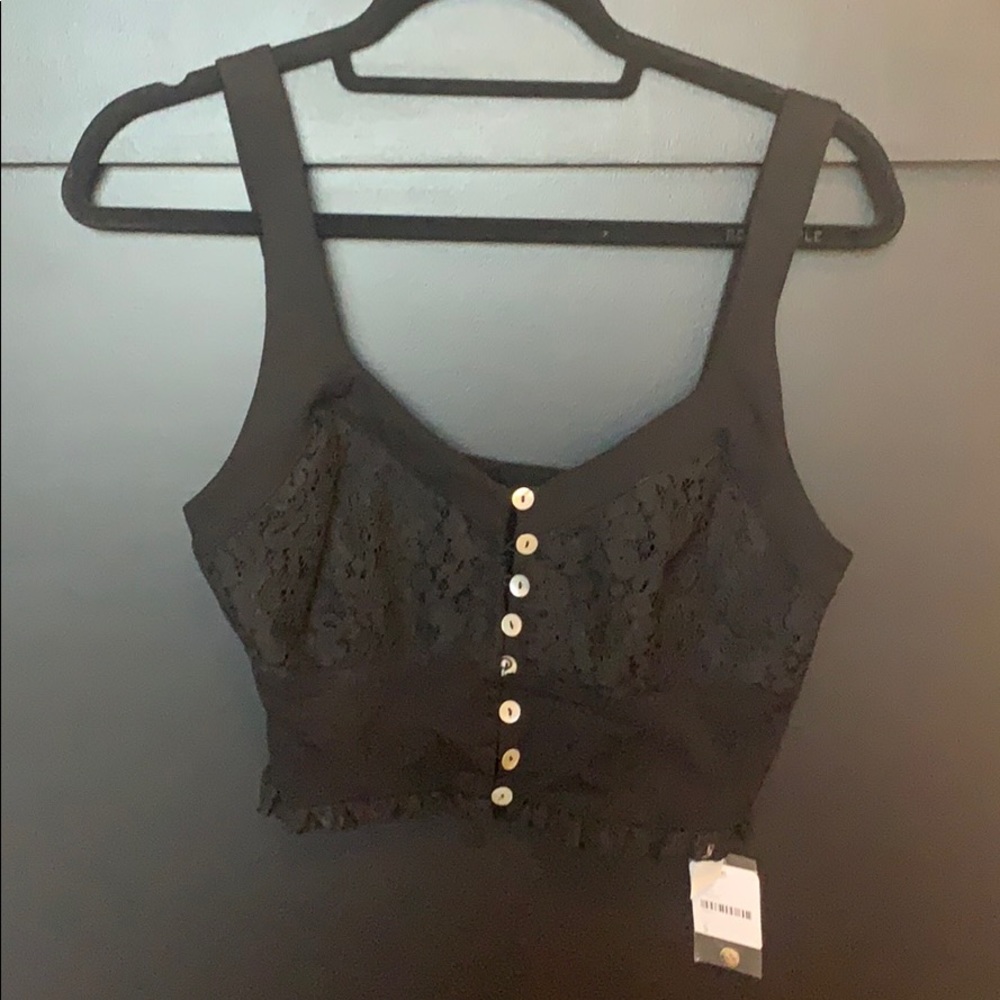 Free People Lace Crop Top